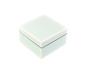 Duck Egg Blue with White - Square Box