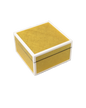Shing Gold Leaf with White - Square Box