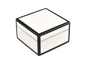 White with Black - Square Box