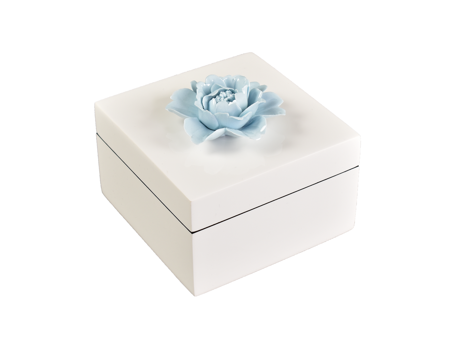 All White - Square Handle Box