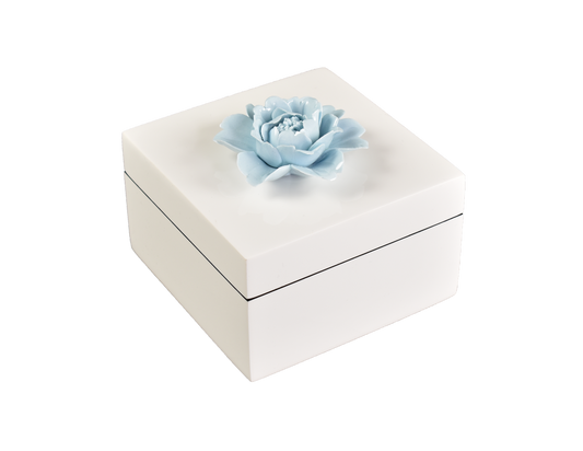 All White - Square Handle Box