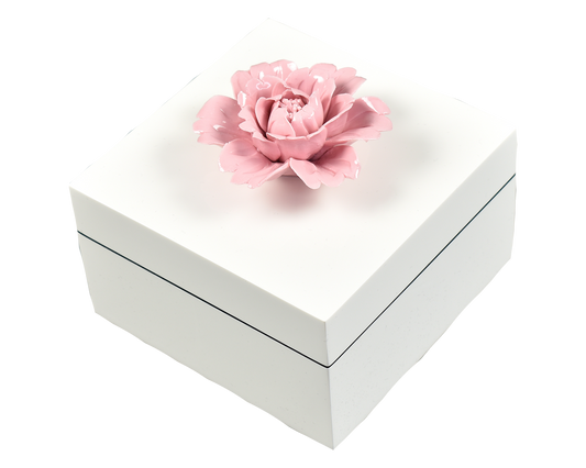 All White - Square Handle Box