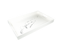 White with Artful Silver - Breakfast Tray