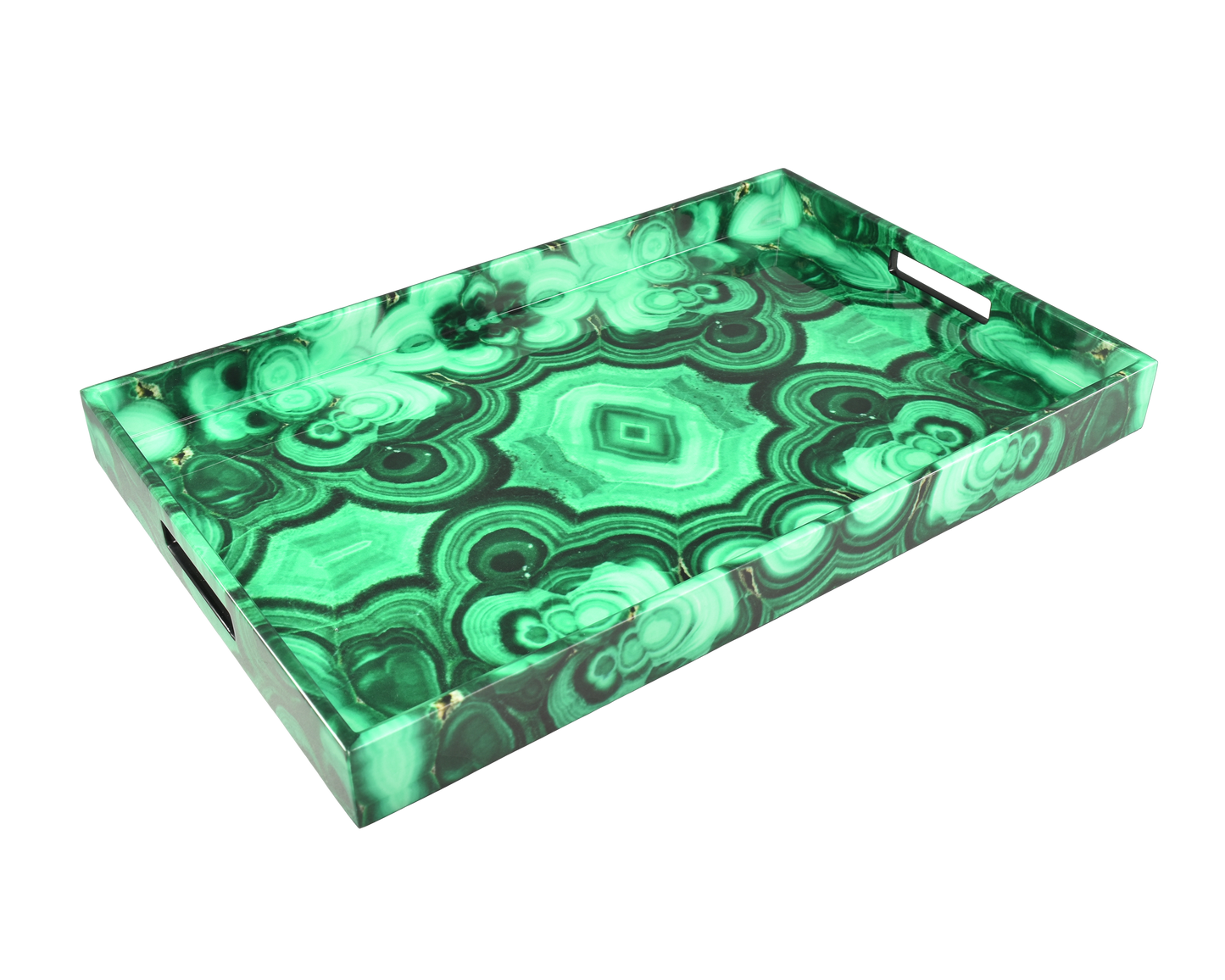 Malachite - Breakfast Tray