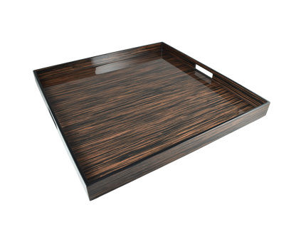 Macassar Ebony - Large Square Tray