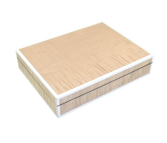 Sycamore with Silver Dollar - Stationery Box