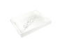 White with Artful Silver - Reiko Tray