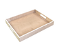 Sycamore with Silver Dollar Trim - Reiko Tray