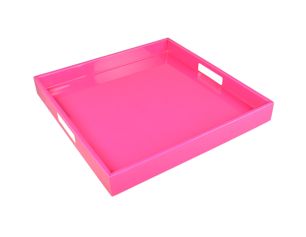 Hot Pink - 22" Square Tray - L-35HP