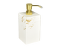 White with Artful Gold - Lotion Pump