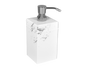 White with Artful Silver - Lotion Pump