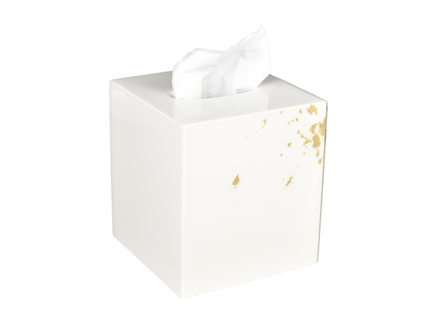 White with Artful Gold - Tissue Cover