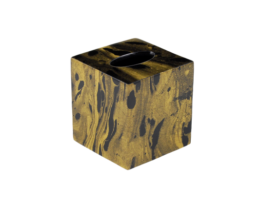 Black Gold Marble - Tissue Cover