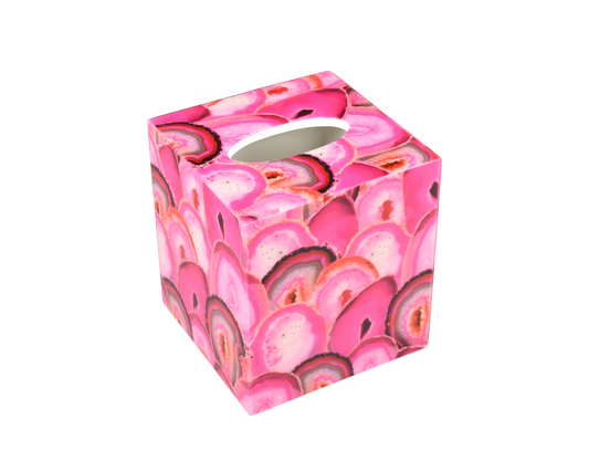 Pink Agate - Tissue Cover