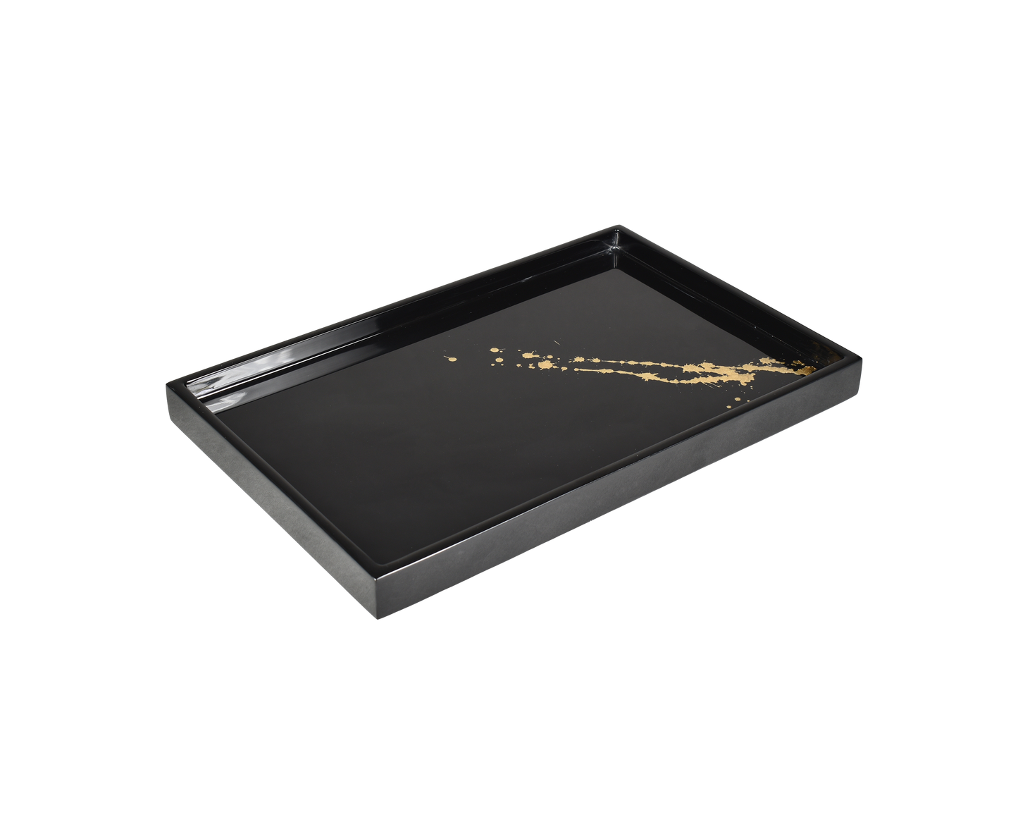 Black with Artful Gold - Vanity Tray