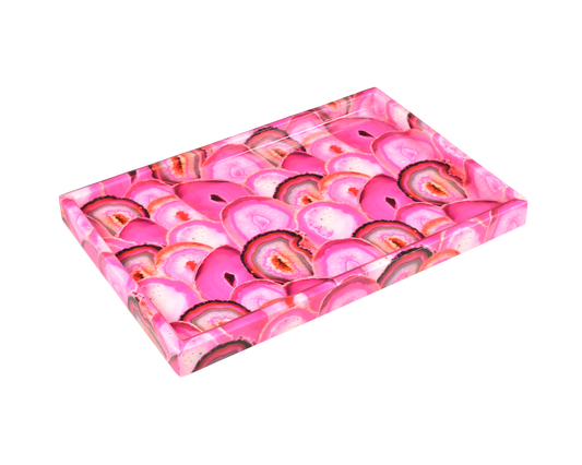 Pink Agate - Vanity Tray