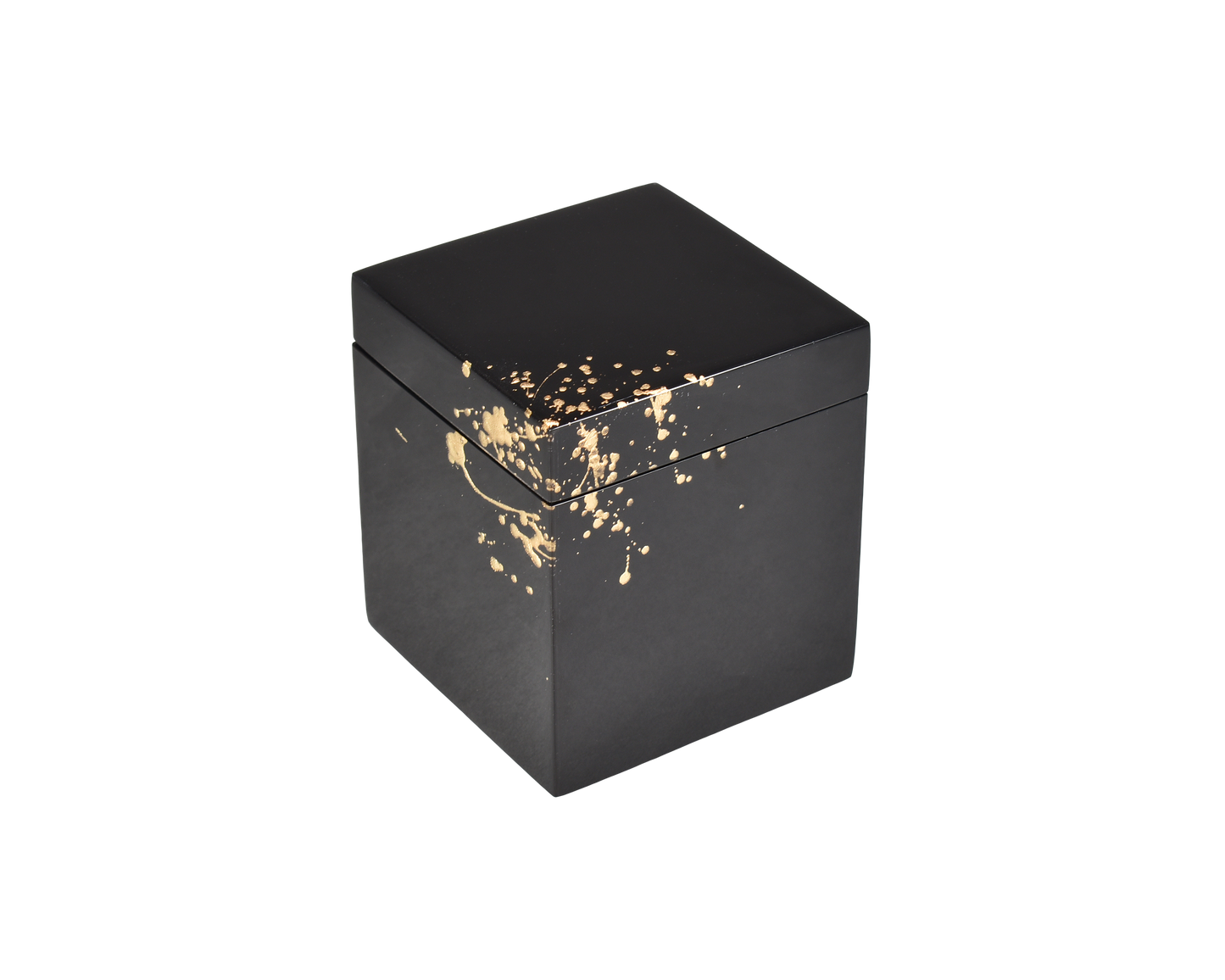 Black with Artful Gold - Q-Tip Box