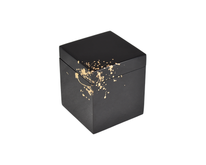 Black with Artful Gold - Q-Tip Box