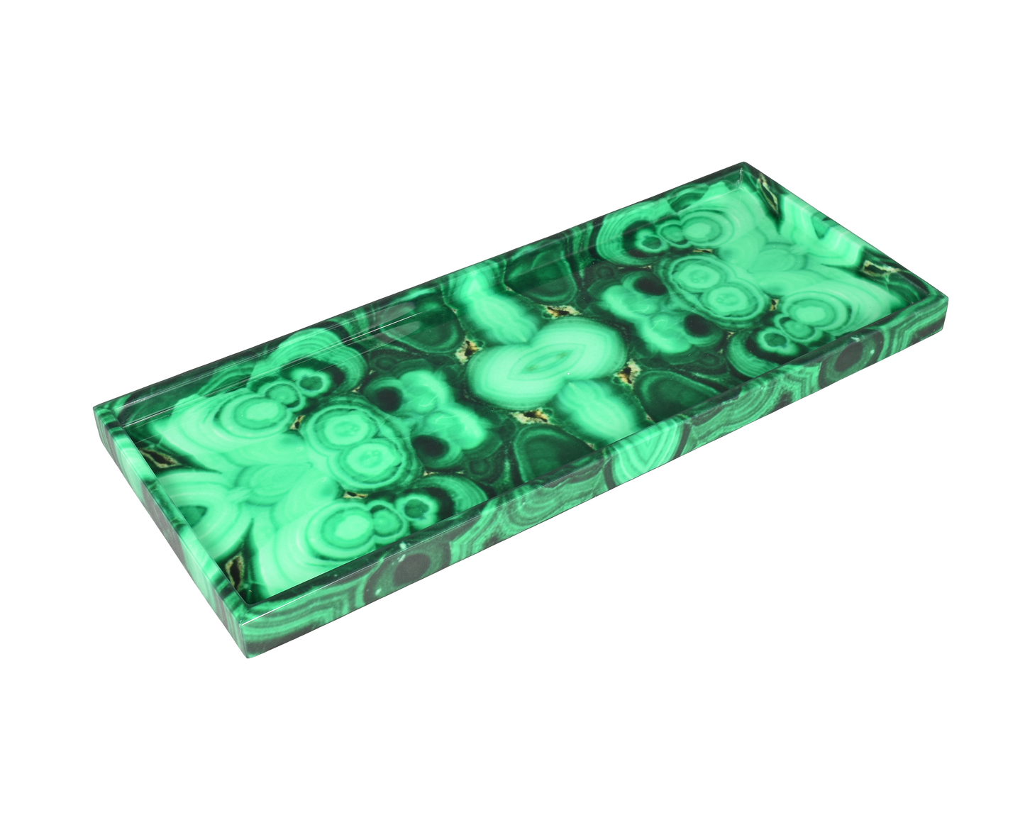 Malachite - Long Vanity Tray