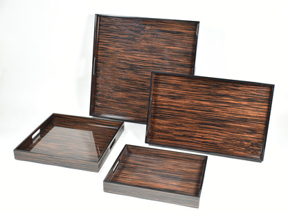 Macassar Ebony - Large Square Tray