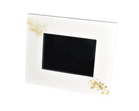 White with Artful Gold - Picture Frame