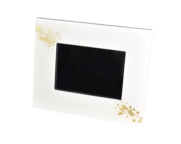 White with Artful Gold - Picture Frame