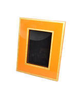 Orange with Shine Gold Leaf Trim - Picture Frame - PF-5OSGLT