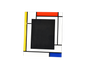 Mondrian Inspired - Picture Frame - PF-6MC
