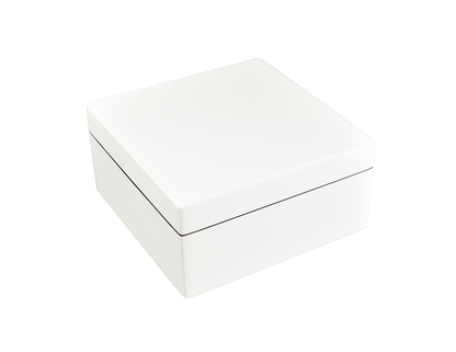 All White - Hinged Box  - PL-101W