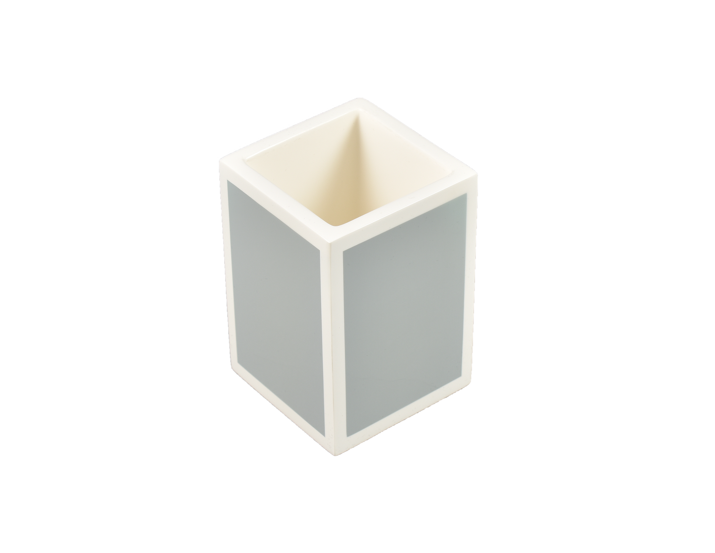 Cool Gray with White - Pencil Cup/Brush Holder