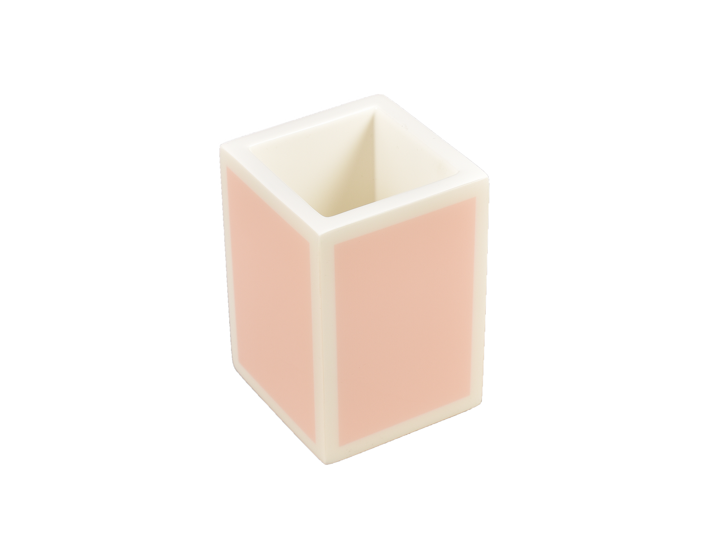 Paris Pink with White - Pencil Cup/Brush Holder