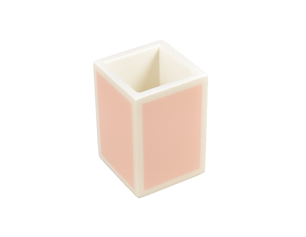 Paris Pink And White - Pencil Cup/Brush Holder - L-29FSPPW