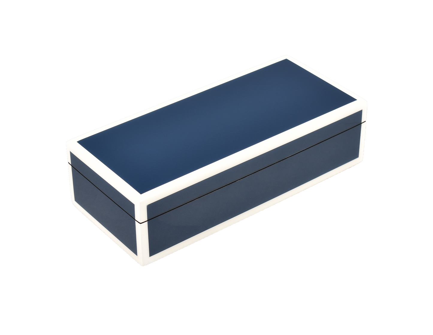 Navy Blue with White - Pencil Box
