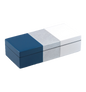 Navy Shine White - Pencil Box - L-30NSW