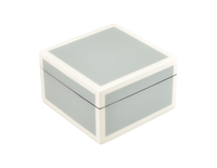 Cool Gray And White - Square Box - L-31FSCGW