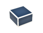 Navy Blue with White - Square Box