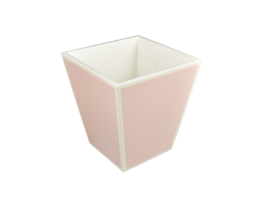 Paris Pink with White - Wastebasket