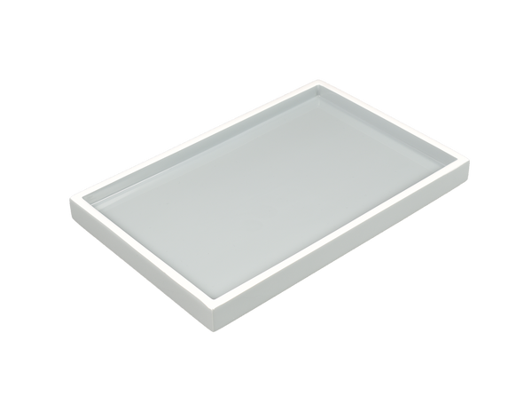 Cool Gray And White - Vanity Tray - L-64CGW