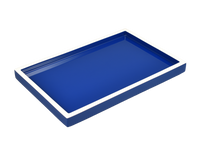 True Blue with White - Vanity Tray - L-64TBW