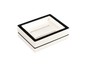 White with Black - Soap Dish