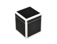 Black And White - Q Tip Box - L-86FSBWT