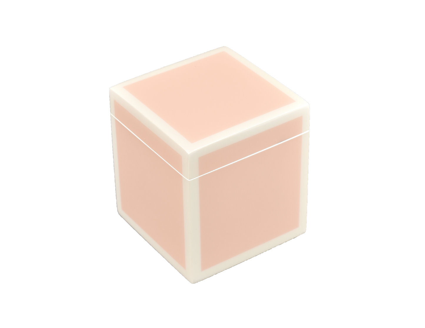 Paris Pink with White - Q Tip Box