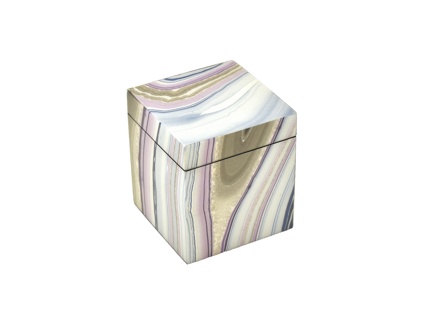 Lavender- Q-Tip Box