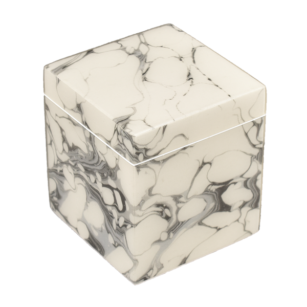 Cream Carrara - Q Tip Box - L-86CC