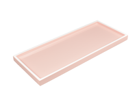 Paris Pink And White - Long Vanity Tray - L-87PPW