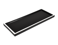 Black And White - Long Vanity Tray - L-87BWT