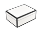 White with Black - Medium Box