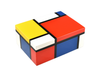 Mondrian Inspired - Medium Box - L-21MC