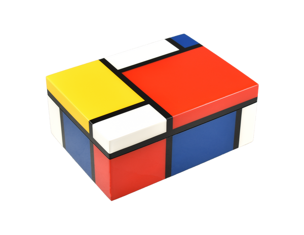 Mondrian Inspired - Medium Box - L-21MC