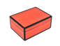 Red Tulipwood with Black - Medium Box